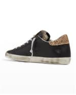 Image 4 of 5: Golden Goose Superstar Leather Glitter Low-Top Sneakers