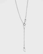 Image 4 of 4: LAGOS Caviar Spark Diamond Large Circle Pendant Necklace
