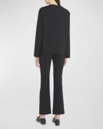 Image 3 of 5: THE ROW Beca Scuba Flared Pants