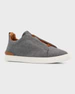Image 5 of 6: ZEGNA Men's Triple Stitch UseTheExisting Wool Sneakers