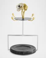 Image 3 of 4: Michael Aram Anemone Demitasse Set & Stand