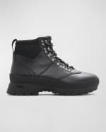 Image 1 of 5: Belstaff Men's Scramble Leather Lace-Up Hiker Boots