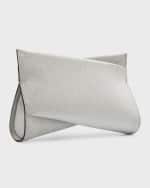 Image 4 of 6: Christian Louboutin Loubitwist Small Glitter Clutch Bag