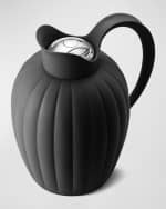 Image 2 of 2: Georg Jensen Bernadotte Black Thermo Jug, 1 Liter