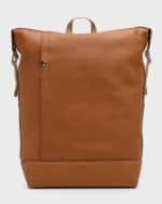 Image 1 of 6: Shinola Men's Canfield Leather Backpack