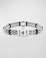 Image 3 of 4: LAGOS Caviar Ceramic Diamond 1-Station Bracelet - 11mm