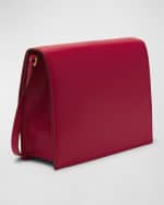 Image 4 of 6: Dolce&Gabbana DG Logo Flap Leather Shoulder Bag