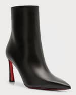 Image 5 of 6: Christian Louboutin Condora Calfskin Red Sole Booties