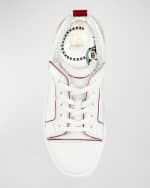 Image 3 of 5: Christian Louboutin Kid's Funnyto Logo Heel Cap Sneakers, Toddler/Kids