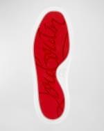 Image 5 of 5: Christian Louboutin Kid's Funnyto Logo Heel Cap Sneakers, Toddler/Kids