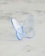 Image 1 of 2: Baccarat Exclusive Lucky Butterfly Figurine, Sky Blue