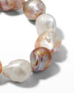 Image 4 of 4: Margo Morrison 5th Avenue Baroque Pearl Stretch Bracelet