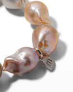 Image 3 of 4: Margo Morrison 5th Avenue Baroque Pearl Stretch Bracelet