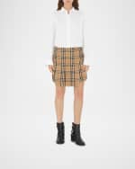 Image 2 of 6: Burberry Pryle Equestrian Horse Check Ankle Booties