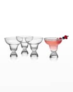 Image 4 of 4: Mikasa Craft 12.5 oz. Stemless Margarita Glasses, Set of 4