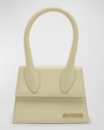 Image 1 of 6: Jacquemus Le Chiquito Moyen Top-Handle Bag