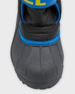 Image 4 of 6: Sorel Kid's Commander Grip-Strap Fleece Snow Boots, Toddlers/Kids