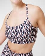 Image 3 of 3: Terez Aztec Geo TLC Y-Back Sports Bra