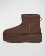 Image 3 of 5: UGG Classic Mini Platform Suede Booties