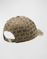 Image 2 of 2: Michael Kors Jacquard Logo Baseball Cap