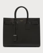Image 1 of 6: Saint Laurent Sac De Jour Small Top-Handle Bag in Smooth Leather