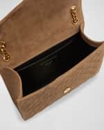 Image 5 of 6: Saint Laurent Envelope Triquilt Medium YSL Shoulder Bag in Corduroy