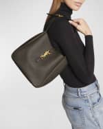 Image 2 of 6: Saint Laurent Le 5 A 7 YSL Small Hobo in Smooth Supple Leather