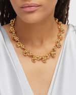Image 2 of 5: Bottega Veneta Multi-Ring Necklace, Gold
