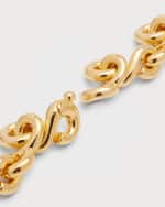 Image 3 of 5: Bottega Veneta Multi-Ring Necklace, Gold