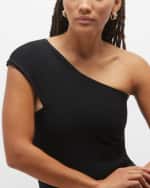 Image 5 of 5: Bottega Veneta Two-Tone Huggie and Ring Earrings