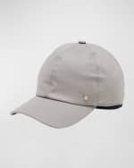 Image 1 of 4: Inverni Men's Baseball Cap w/ Cashmere Rib Ear Flap