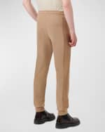 Image 2 of 2: Bugatchi Men's Jogger Pants w/ Waffle-Knit Sides