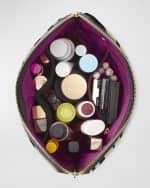 Image 2 of 4: KUSSHI Signature Zebra-Print Makeup Bag