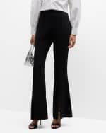 Image 2 of 6: Cinq a Sept Billie Flare Split-Cuff Pants