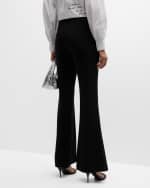 Image 4 of 6: Cinq a Sept Billie Flare Split-Cuff Pants