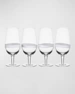 Image 4 of 4: Fitz & Floyd Organic Band Juice Glasses - Set of 4