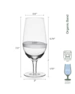 Image 3 of 4: Fitz & Floyd Organic Band Juice Glasses - Set of 4
