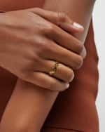 Image 2 of 5: Roberto Coin 18K Yellow Gold Zig Zag Ring, Size 6.5