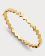 Image 4 of 5: Roberto Coin 18K Yellow Gold Bangle, 48x58mm