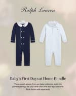Image 5 of 5: Ralph Lauren Childrenswear Boy's Pima Polo Coverall, Size 3M-18M