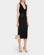 Image 2 of 6: Christian Louboutin Loubitwist Small Clutch in Strass Suede