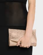 Image 3 of 6: Christian Louboutin Loubitwist Small Clutch in Strass Suede