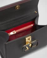 Image 5 of 6: Valentino Garavani VSLING Small Leather Top-Handle Bag