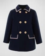 Image 1 of 2: Rachel Riley Boy's Double Breasted Coat, Size 2-10