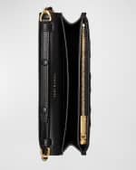 Image 4 of 4: Tory Burch Fleming Woven Chain Wallet Shoulder Bag