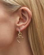 Image 2 of 5: Roberto Coin 18K Yellow Gold Diamond Cialoma Earrings, 30x27mm