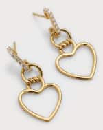 Image 4 of 5: Roberto Coin 18K Yellow Gold Diamond Cialoma Earrings, 30x27mm