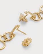Image 3 of 5: Roberto Coin 18K Yellow Gold Diamond Cialoma Earrings, 30x27mm
