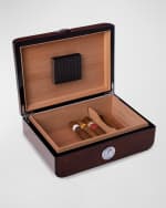 Image 1 of 3: Bey-Berk Unisex Gerard 40 Cigar Humidor w/ Hygrometer & Humidistat