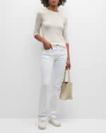 Image 5 of 6: Lafayette 148 New York Kick Flare Mercer Jean